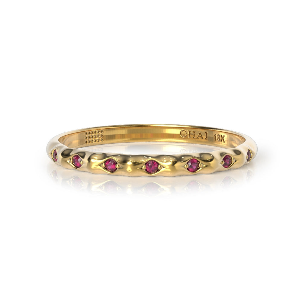 Mazal Gold and 7 Ruby Lucky Band