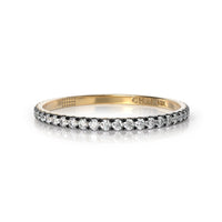 Double Chai Gold and 36 Diamond Eternity Band